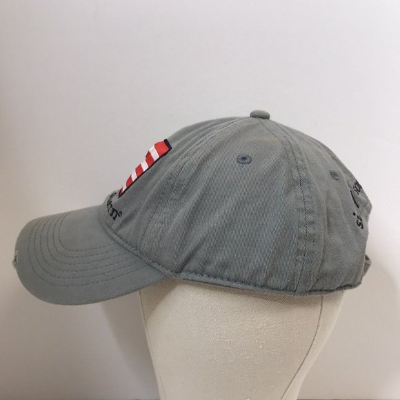 Simply Southern Women's Gray Distressed Flag Hat - Picture 5 of 8